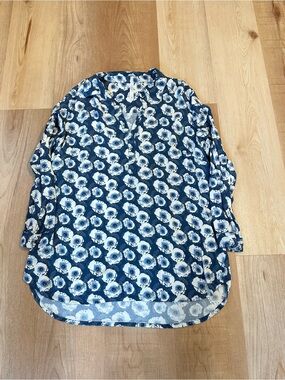 Rock Flower Paper Women's Bouse Size M